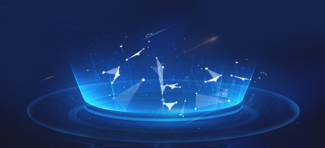 多款高清商務創意藍色星空科技大數據背景-.